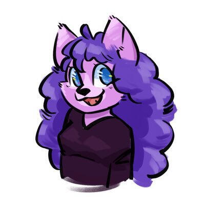 Autumn Wolff Autumn Wolff - Portrait of a purple puppy girl